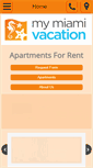 Mobile Screenshot of mymiamivacation.net